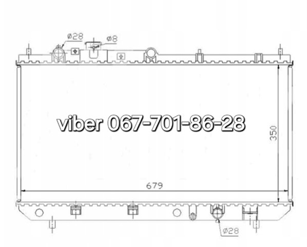 FP8715200B Радиатор охлаждения двигателя купить Кривой Рог