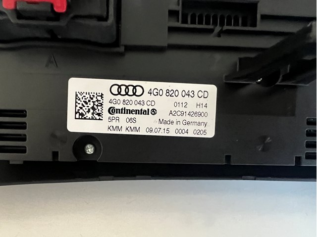 4G0820043CD VAG Блок управления кондиционером купить в Украина