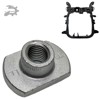 Гайка закладна болта балки двигуна astra g opel m12x1.5mm 0302926 90468617 302926