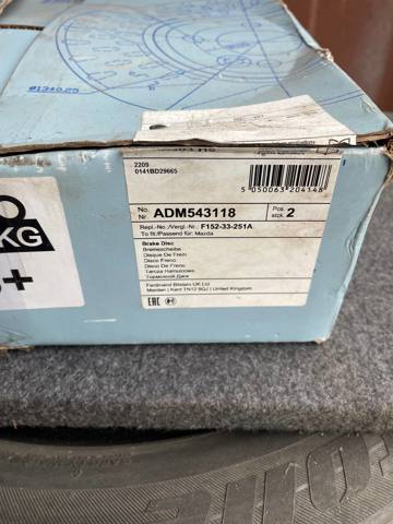 BLUE PRINT ADM543118 Диск тормозной передний в наличии Хмельницкий