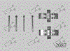 Шланг тормозной задний, правый 2087 CARRAB