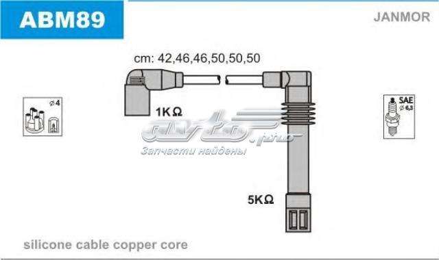 JANMOR ABM89 Провода высоковольтные, комплект в наличии Черновцы