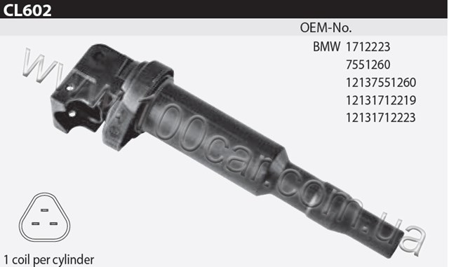 CL602 TESLA Катушка зажигания купить в Павлоград