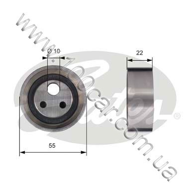T41155 Gates ролик грм