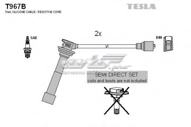 Провода высоковольтные в комплекте T967B TESLA