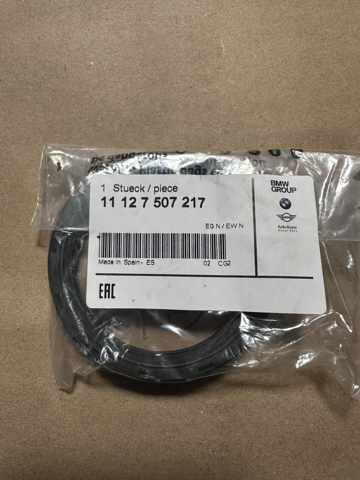 Сальник распредвала двигателя 11127507217 BMW