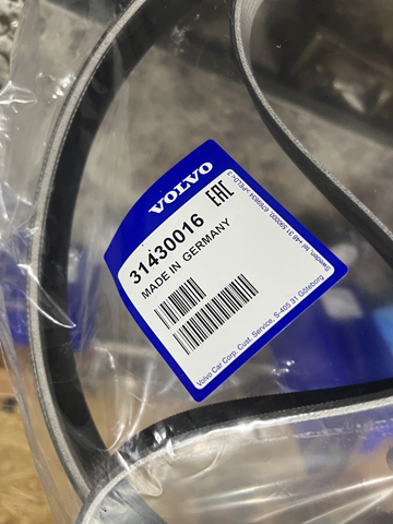 Клиновый ремень 31430016 VOLVO