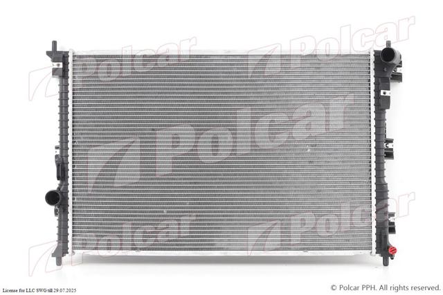 Радиатор охлаждения 3277083 POLCAR