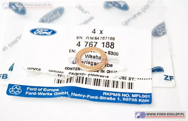Шайба уплотнительная тормозного шланга 4767188 FORD