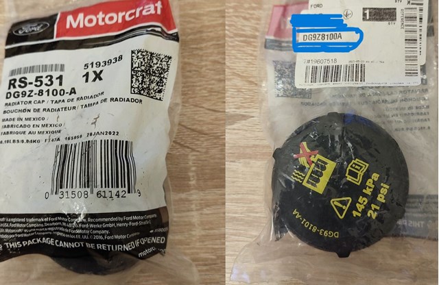 Крышка/пробка расширительного бачка Форд Cи-Макс