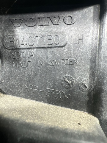 VOLVO 31407730 Кронштейн бампера заднего левый в наличии Винница