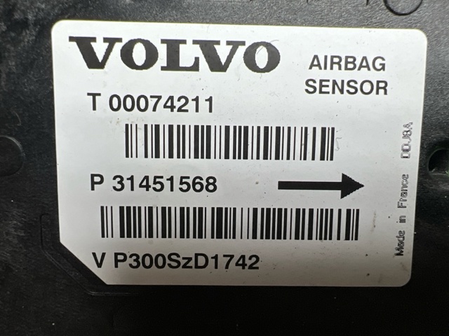 VOLVO 32315584 Модуль-процессор управления подушкой безопасности (ЭБУ AIRBAG) в наличии Николаев