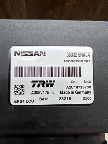 NISSAN 360325NA0A Модуль управления парктроником в наличии Запорожье