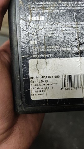 Болт колесный  4F0071455 VAG