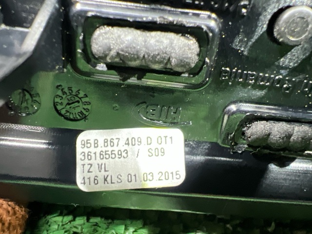 PORSCHE 95B867409DOT1 в наличии Тернополь