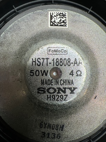 Динамик передней двери HS7Z18808A FORD