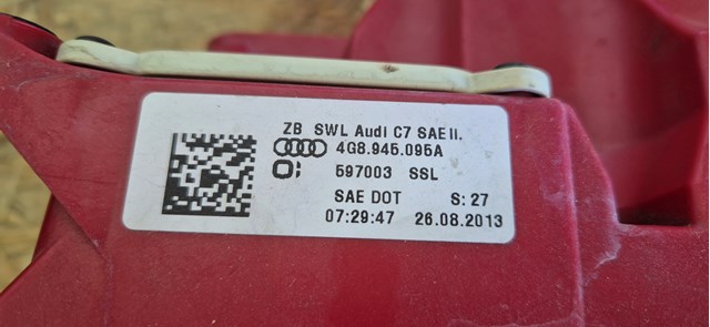 VAG 4G8945095A Фонарь задний левый внешний в наличии Житомир
