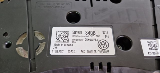 5G1920840 Панель приборов купить Харьков