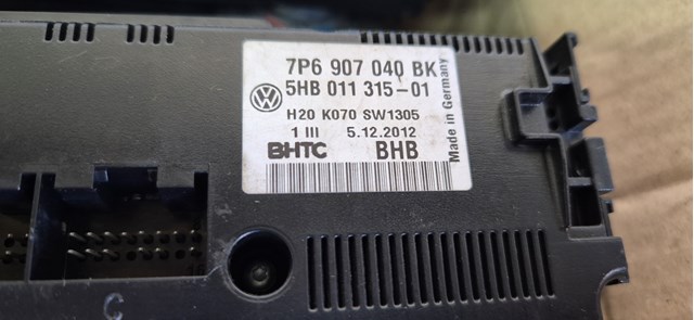 7P6907040BK Блок управления режимами отопления/кондиционирования купить Тернополь