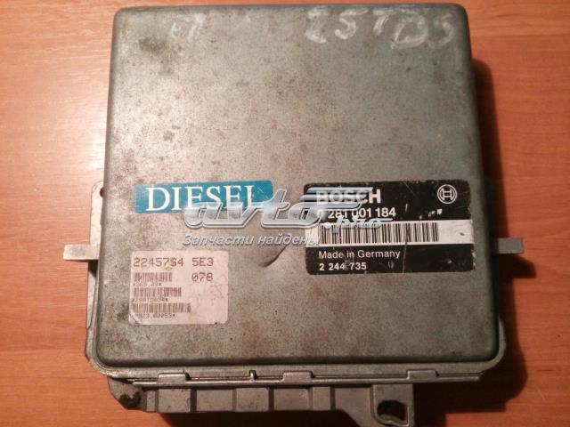 Электронный блок управления двигателем 0281001184 BOSCH