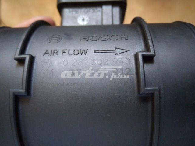 0281002940 BOSCH Датчик потока (расхода) воздуха, расходомер M.A.F. - (Mass Airflow) купить в Ровно