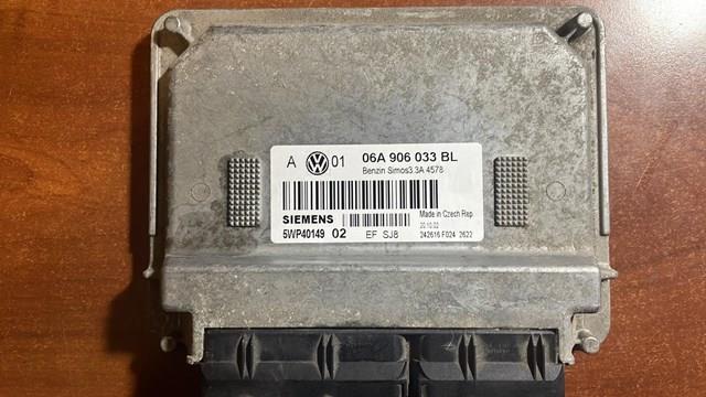 Компьютер двигателя 06A906033BL VAG