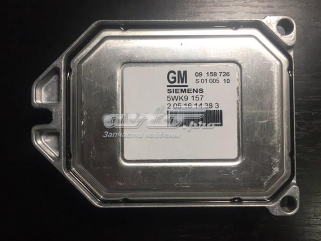 Модуль управления двигателем 09158726 OPEL