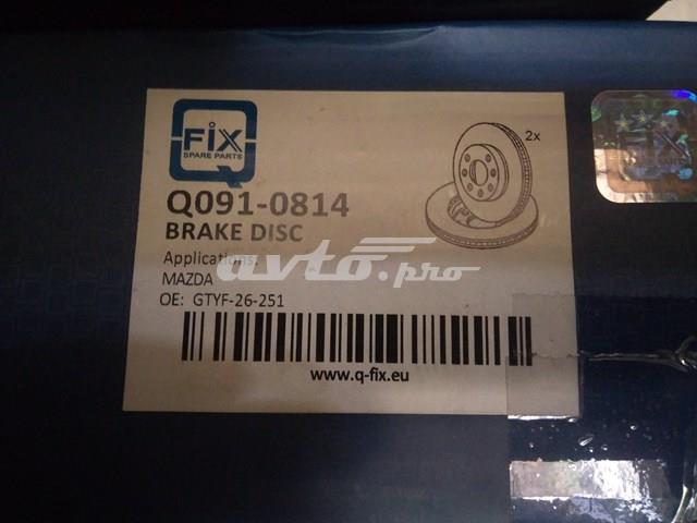 Q0910814 q091-0814 цена за 2шт тормозной диск mazda 626 ge 700грн  Q0910814 
