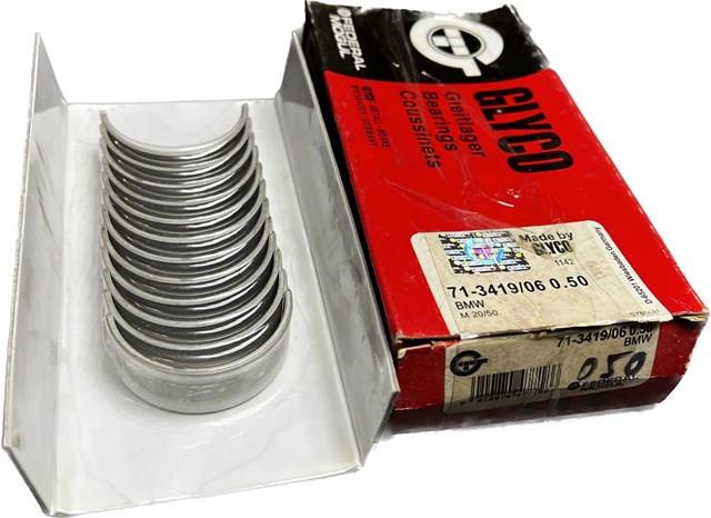7134196050MM GLYCO Вкладыши коленвала шатунные, комплект, 2-й ремонт (+0,50) купить в Украина
