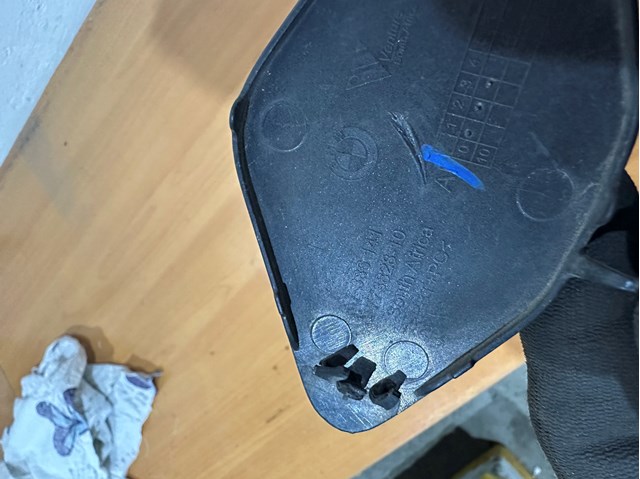 51117396837 BMW Заглушка бампера буксировочного крюка передняя купить в Одесса