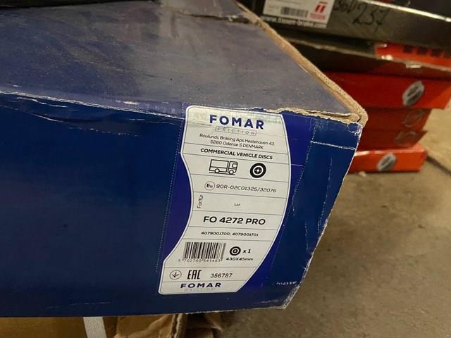 Тормозные диски FO4272PRO FOMAR
