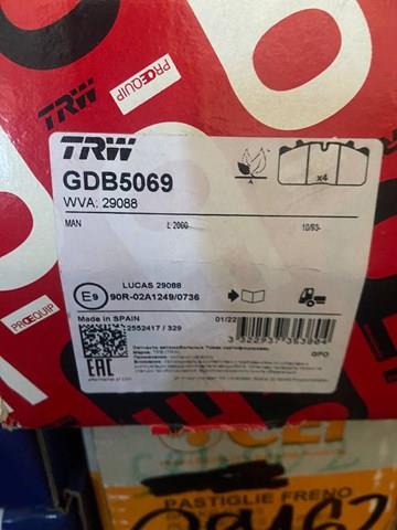 GDB5069 TRW Колодки тормозные передние дисковые купить в Ровно
