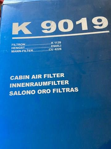 Фильтр салона угольный K9019 MFILTER