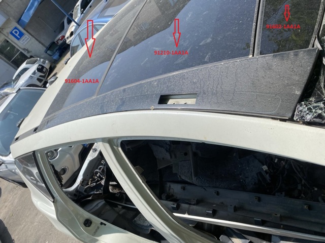 Крышка люка крыши, задняя 916041AA1A NISSAN