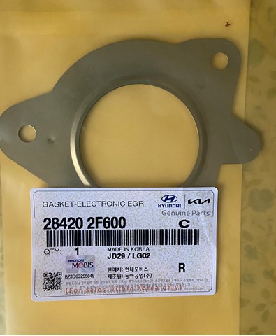 Прокладка EGR клапана рециркуляции 284202F600 HYUNDAI