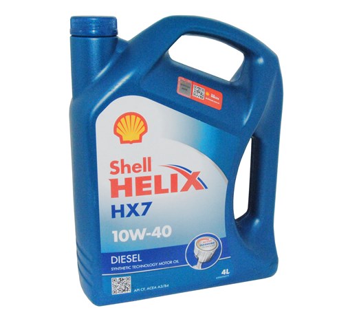 Олія shell helix diesel hx7 10w-40, 4l 550021836