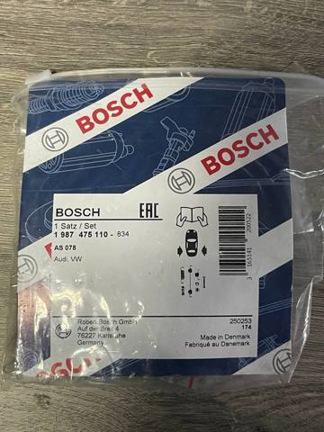 1987475110 BOSCH Монтажный комплект задних барабанных колодок купить в Каменское