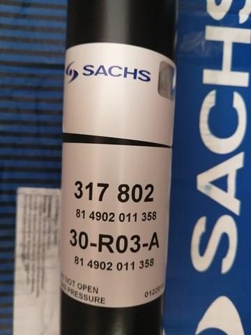 SACHS 317802 Амортизатор задний в наличии Львов