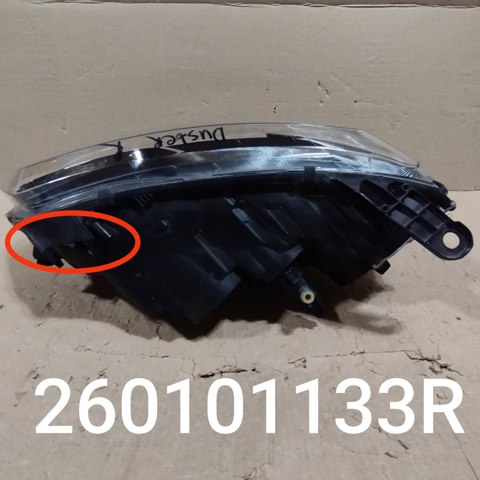 260101133R RENAULT Фара правая купить в Днепр