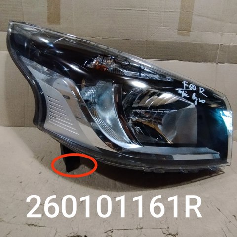 Фара передняя правая 260101161R RENAULT