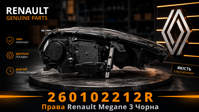 260102212R Фара правая купить Днепр