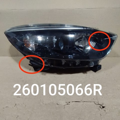 Вставка фары правой 260105066R RENAULT