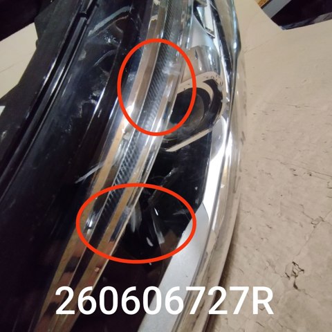 260606727R RENAULT Фара левая купить в Каменское