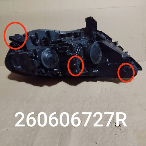260606727R RENAULT Левая фара купить в Полтава