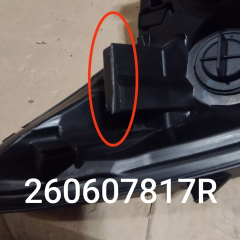 RENAULT 260607817R Фара левая в наличии Сумы