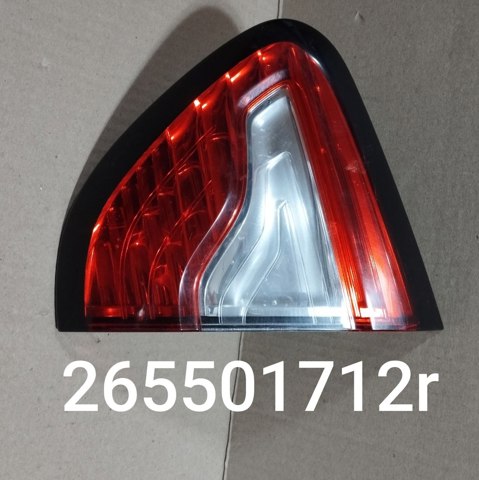 Фара задняя правая внутренняя 265501712R RENAULT
