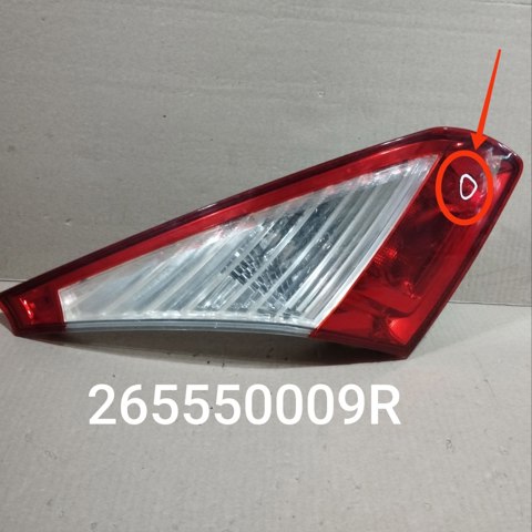 Задняя левая внутренняя фара 265550009R RENAULT