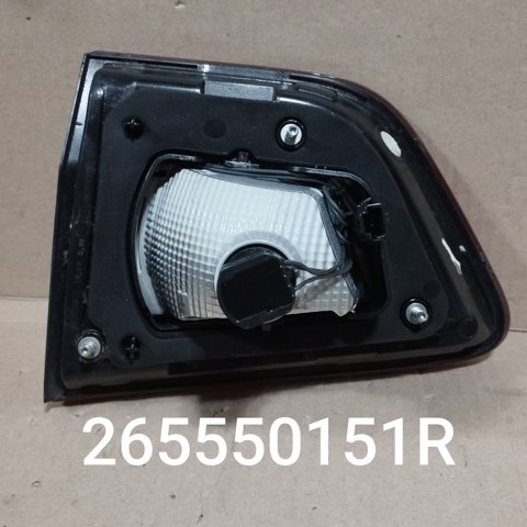 RENAULT 265550151R Фонарь задний левый внутренний в наличии Житомир