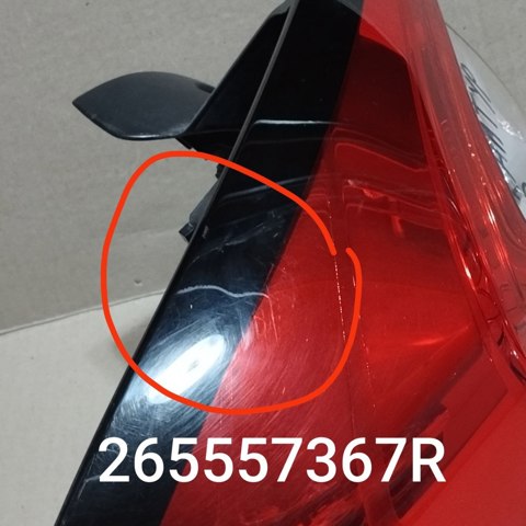 265557367R RENAULT Фонарь задний левый внешний купить в Винница