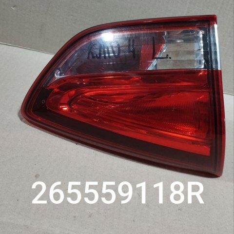Задний левый внутренний фонарь 265559118R RENAULT